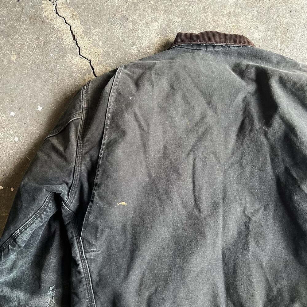Carhartt faded black detroit work wear jacket - Picture 13 of 16